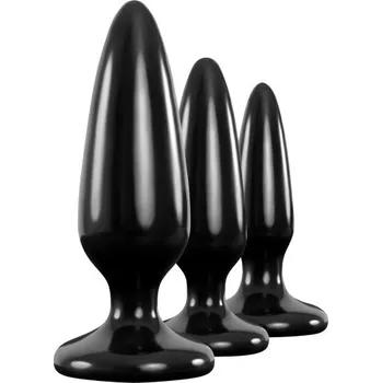 Anální kolík NS Novelties Pleasure Plug 3pc Trainer Kit