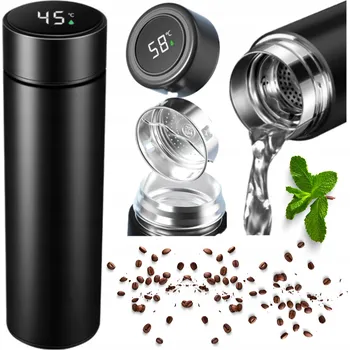 Termoska Kubek termiczny termoska 500ml černá