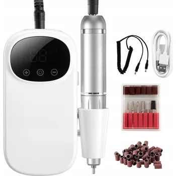 Elektrická vrtačka na nehty 13,5 x 6,9 x 3,8 cm, frézka na manikúru