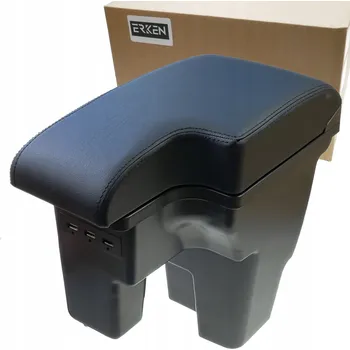 Loketní opěrka Loketní opěrka s USB pro FORD FOCUS 2014-2018 MK3 LIFT s úložným prostorem, černá