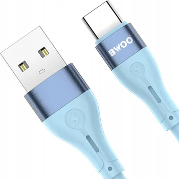 Datový kabel Kabel BWOO USB - USB-C 1 m modrý