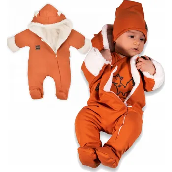 Kojenecký overall Nicol kombinéza oranžová, velikost 68