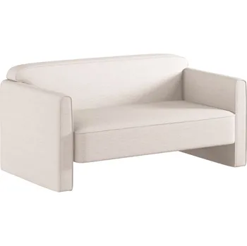 Pohovka Micadoni Světle béžová dvoumístná pohovka Abby 140 cm