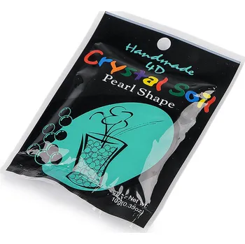 Vodní perly - gelové kuličky do vázy Ø14 mm, malé, 4 zelená smaragdová