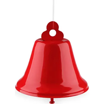 Vánoční dekorace Kovový zvoneček Ø65 mm, malé, 2 červená