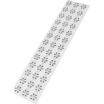 Samolepicí květy na lepicím proužku, malé, 1 crystal