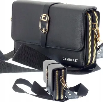 Kabelka Cambell kabelka eko kůže černá