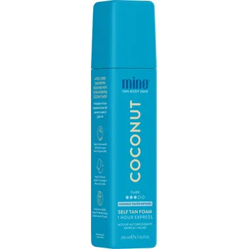 Samoopalovací přípravek MineTan Coconut Water Samoopalovací pěna 200 ml - Samoopalovací pěna