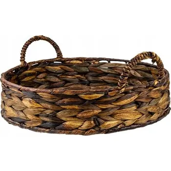 Podnos z vodního hyacintu AROLA 416M 30x7 cm, hnědý Koszoplotka