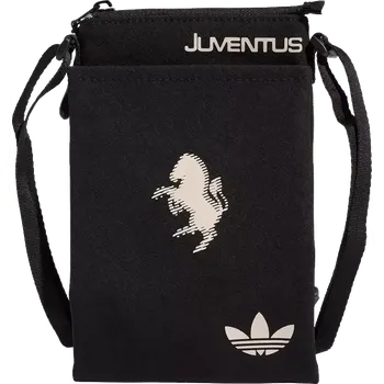 Unisex malá taštička Adidas Juventus FC 25/26 19 x 12 cm černá
