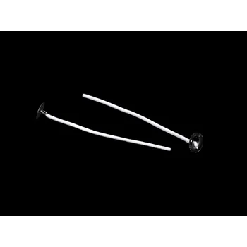 Výroba svíčky Knot na svíčky s plíškem 8,5 cm, malé, bílá