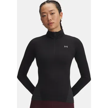 Dámské tričko Under Armour UA Vanish Seamless 1/4 Zip-BLK - Dámské Under Armour černá 3426185