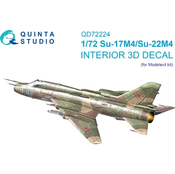 Plastikový model Quinta studio 1/72 Su-17M4/Su-22M4 3D-Print&col.Interior (MSVIT)