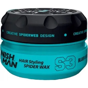 Stylingový přípravek Nishman Aqua Spider Wax S3 Vosk na vlasy Blue Web 150 Ml
