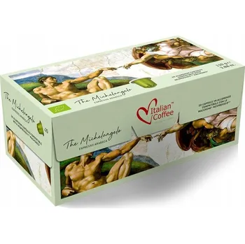 Kapsle do Nespresso Italian Coffee Michelangelo Arabica Bio 20 ks Hliníkové