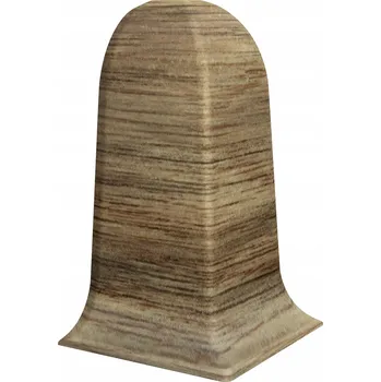 Vnější roh Vilo PVC 4 x 55, délka 10 cm, dub