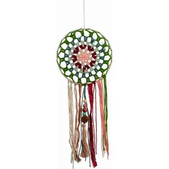 Lapač snů Lapač snů polyesterový růžový dekorativní 52 cm