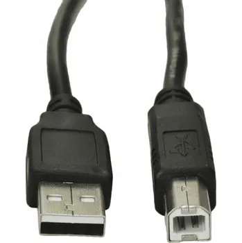 Datový kabel Kabel Lanberg USB-A - USB-B 1 m černý