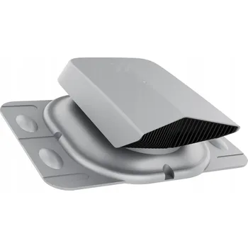 STŘEŠNÍ VĚTRACÍ TAŠKA s univerzální základnou, stříbrná RAL 9006