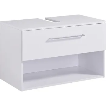 Koupelnový nábytek Koupelnová skříňka pod umyvadlo na desku, závěsná, bílá, Welltime Palermo