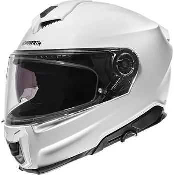 Helma na motorku Motocyklová přilba integrální Schuberth S3 ECE lesklá bílá / Glossy White, velikost L
