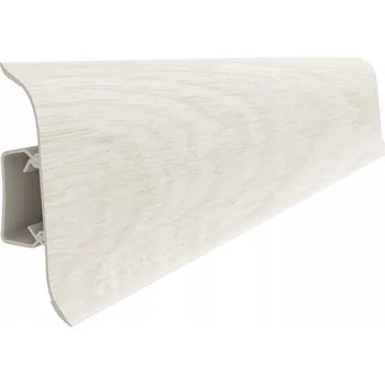 soklová lišta Lišta Vilo PVC 2 x 55, délka 2 cm, dub