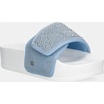 Dámské pantofle Pantofle Liu Jo MYKONOS 04 dámské, bílá barva, na platformě, BA5099TX47400737 00X, EUR 37