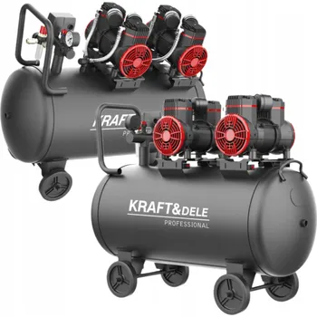 Kompresor Bezolejový kompresor Kraft&Dele KD1392 100 l 8 bar