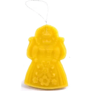 Ozdoba z včelího vosku - Panenka