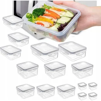 Dóza na potraviny 15x Kuchyňská Nádoba pro skladování potravin, uzenin a sýrů s víkem