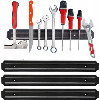 4x MAGNETICKÁ LIŠTA NA NOŽE DRŽÁK NÁŘADÍ MAGNET