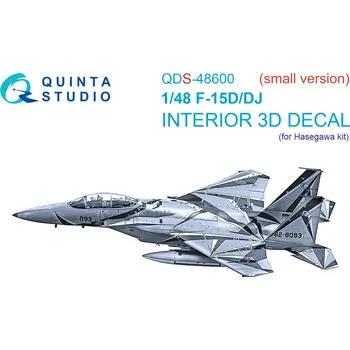 Plastikový model Quinta studio 1/48 F-15D/F-15DJ 3D-Print&col.Inter. (HAS) SMALL