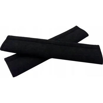 Návlek na bezpečnostní pás POTAHY NA BEZPEČNOSTNÍ PÁSY ALCANTARA ČERNÉ 4 KUSY