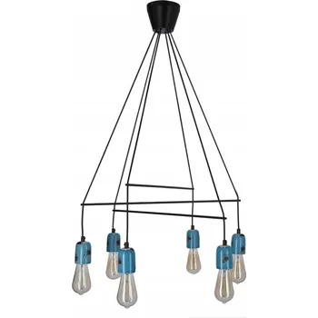 Vider závěsné svítidlo černé 6x40W E27