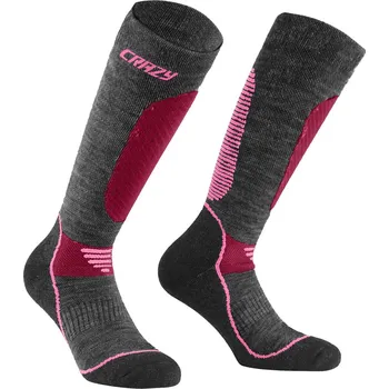 Pánské ponožky Ponožky CRAZY CRAZY WOOL SOCKS Uni velikost 35-38