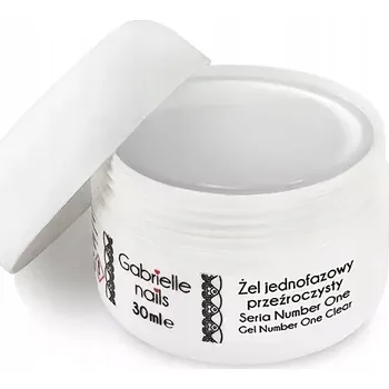 Lak na nehty Gel jednofázový Number One transparentní 30 ml