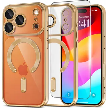 Pouzdro na mobilní telefon Zadní Kryt Erbord Apple iPhone 17 Pro Max zlatý