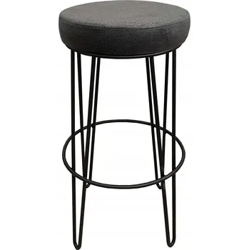 Barová židle Barová Židle glamour zlatý taburet 66 cm nízký 4 nohy velur