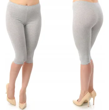 Dámské legíny Dámské 3/4 Legíny legíny LAEMI 458 šedé XL