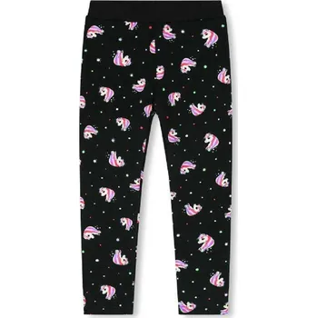 DÍVČÍ LEGÍNY ZATEPLENÉ JEDNOROŽCI NOVINKA Barva: Tmavě modrá, Velikost: 116