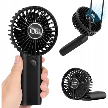 IP kamera MINI RUČNÍ VENTILÁTOR S USB NABÍJENÍM A DIGITÁLNÍM DISPLEJEM