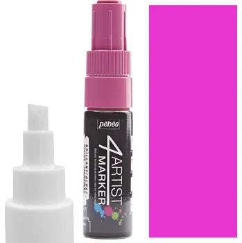 Olejový marker 8 mm Pebeo 4ARTIST plochý hrot růžový 37