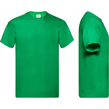 Pánské tričko Tričko Original Fruit of the Loom Zelená 3XL