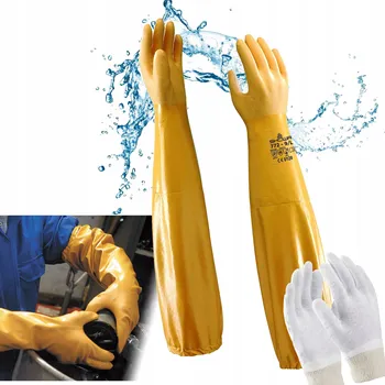 Pracovní rukavice Rukavice Showa Chemicky odolné nitrilové rukavice dlouhé Showa 772 velikost 10 - XL 1 pár