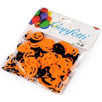 Konfety Halloween - pavouk, netopýr, dýně, pavučina, malé, 2 mix dýně