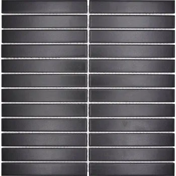 Obklad Keramická mozaika, keramická dlaždice černá matná