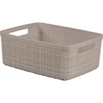 Úložný box Univerzální koš plast béžový