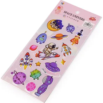 samolepka Samolepky plastické - zvířátka, kočky, kosmonauti, dinosauři, malé, 13 viz foto kosmonaut