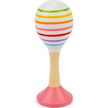 Hudební nástroj pro děti Bigjigs Toys Rumba koule junior sada 2 ks růžová