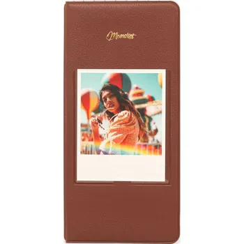 Fotoalbum Album na fotografie pro 64 snímků FUJI INSTAX WIDE 400 / SQUARE / Polaroid, hnědý